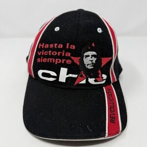 Vintage Che Volucion Hat Cap Strapback Mens One Size Black Red Graphic 2000s